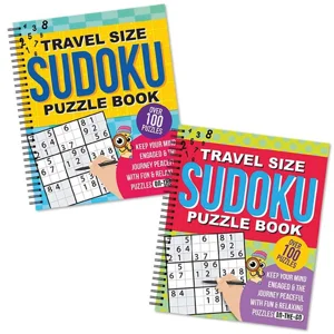 12 x Travel Size Sudoku Puzzle Books