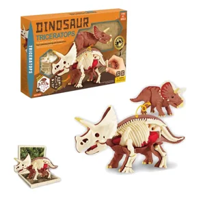 6 x Triceratops 3D Anatomical Model Playsets
