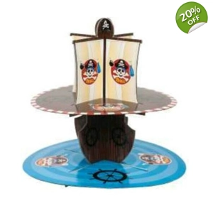 24 x Pirate Cupcake Stands