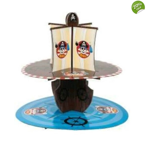 24 x Pirate Cupcake Stands