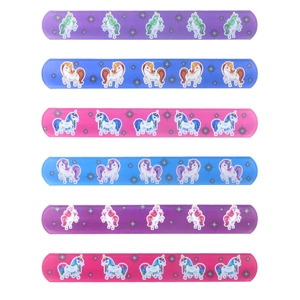 120 x Unicorn Snap Bracelets