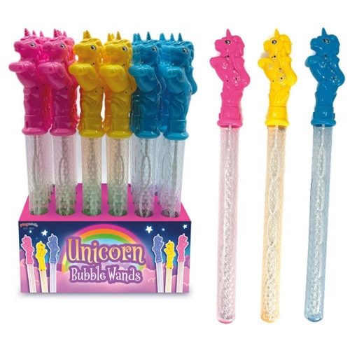 24 x Unicorn Bubble Wands