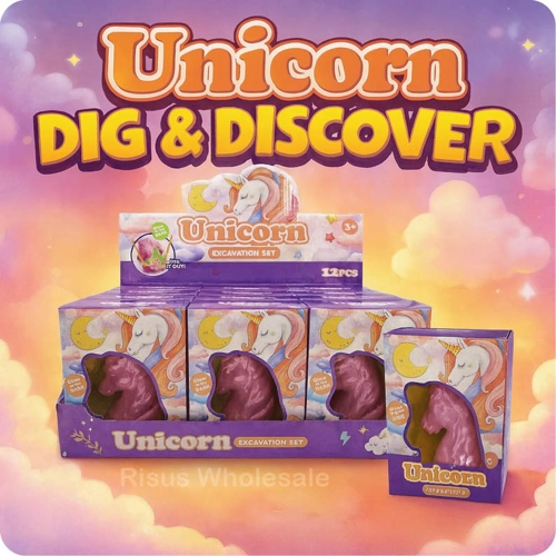 12 x Unicorn Dig & Discover Kits