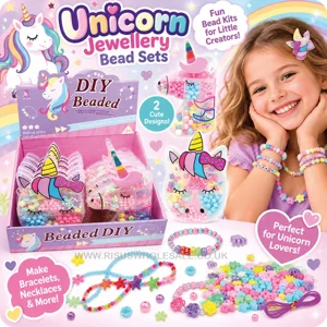 12 x Unicorn Jewellery Bead Sets