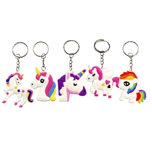 12 x Unicorn Keyrings
