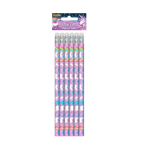 24 x Unicorn Pencils 6pk