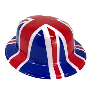 12 x Union Jack Bowler Hats