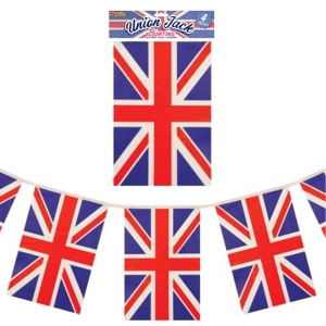 12 x Union Jack Bunting 4m