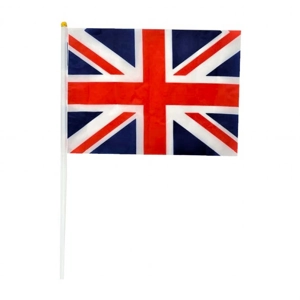 24 x Plastic Union Jack Flags