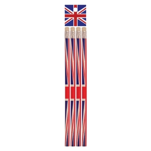 24 x Union Jack Pencils 4pk