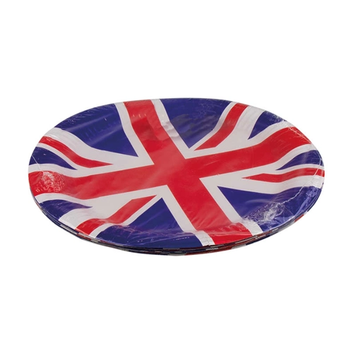 24 x Union Jack Party Plates 10pk