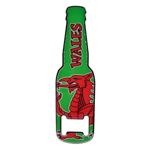24 x Welsh Dragon Bottle Opener Magnets