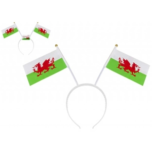 24 x Wales Flag Head Boppers
