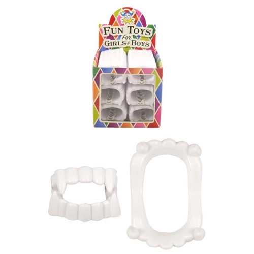 180 x White Fanged Vampire Teeth