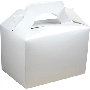 50 x White Food Boxes