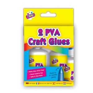 12 x PVA Craft Glue 40ml Bottles 2pk