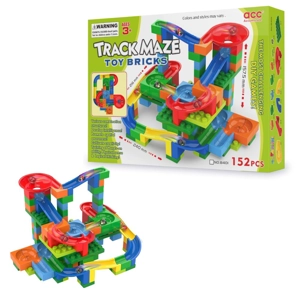 8 x Building Brick Marble Run 152pcs