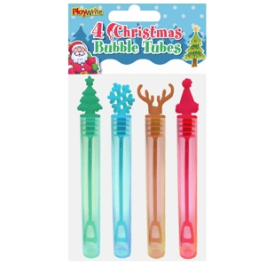 48 x Christmas Bubble Tubes 4pk