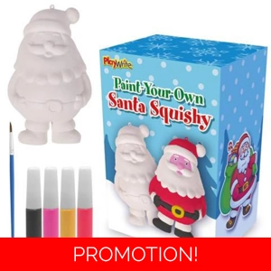 12 x Paint Your Own Santa Squishy