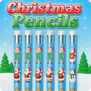 24 x Christmas Pencils 6pk