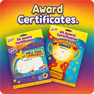12 x Award Certificates 20pk
