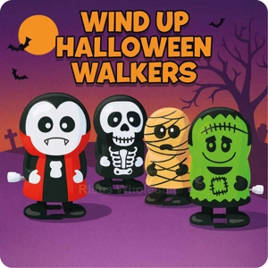12 x Wind Up Halloween Walkers