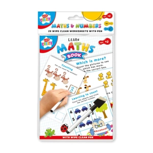 12 x Wipe Clean Maths & Numbers Books