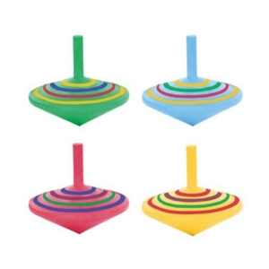 36 x Wooden Spinning Tops
