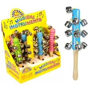 8 x Wooden Jingle Sticks
