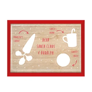 24 x Snacks For Santa Wooden Boards
