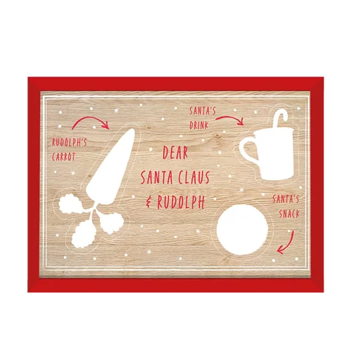 24 x Snacks For Santa Wooden Boards