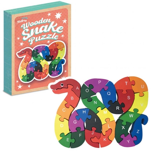 8 x Wooden Snake Jigsaw Puzzles