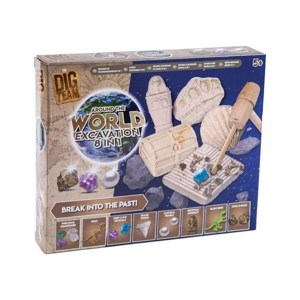 6 x World Excavation Dig Sets 8 in 1