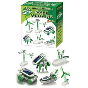 8 x Solar Power 6 in 1 Robot Kits