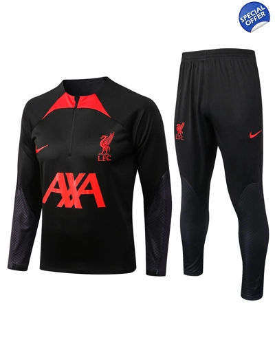Liverpool Training Suit Black 22/23