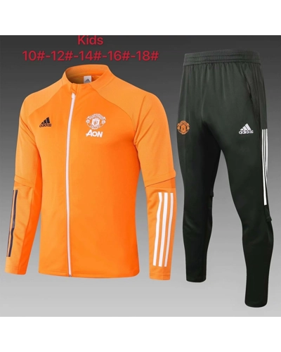 man united orange tracksuit