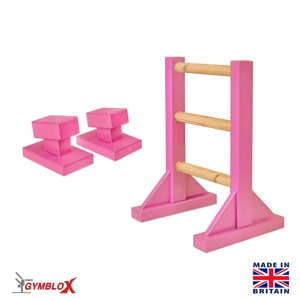 Pink Stretch Ladder and Floor Blocks