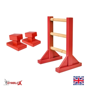 Red Stretch Ladder and Floor Blocks