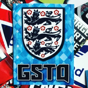 100 England Stickers: 8x6cm ..