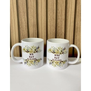Personalised Wedding Mug Set Personalised Wedding Mug Set