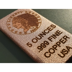 5oz AVDP .999 Copper Indian ..