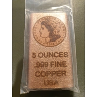 5oz AVDP .999 Copper Morgan