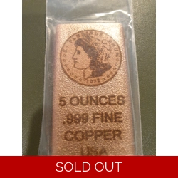 5oz AVDP .999 Copper Morgan