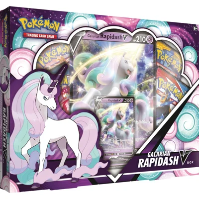 Pokémon Trading Card Game: Galarian Rapidash V Box