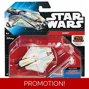 Hot Weels Star Wars Starship Vehicle Rebals Ghost