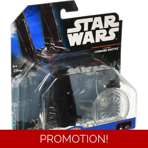 Hot Weels Star Wars Starship Vehicle Kylo Rens Comand Shuttle