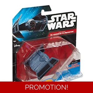 Hot Weels Star Wars Starship vehicle tie advanced x1 prototype