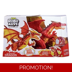 Zuru robo alive dragon red