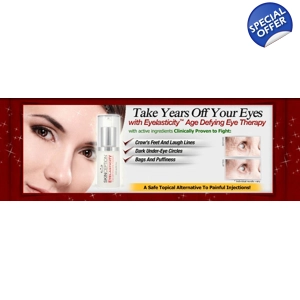 Get Rid of Dark Cycles - Eyeslasticity For Vibrant Young Eyes in just 14 days!