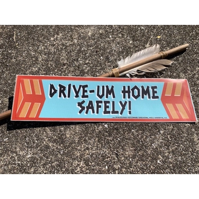 Drive Safely Bumper Sticker